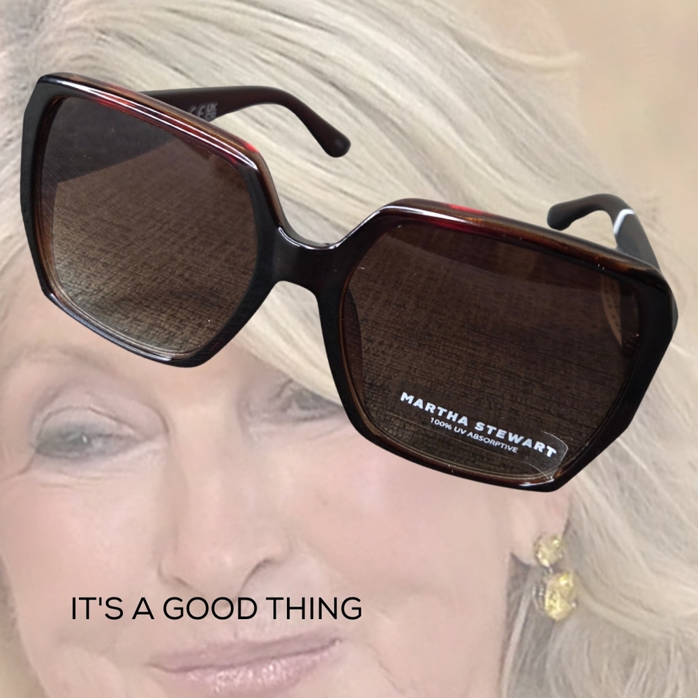 Martha Stewart Women's Brown Sunglasses